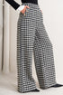 METRO ICON WOVEN HOUNDSTOOTH PANTS